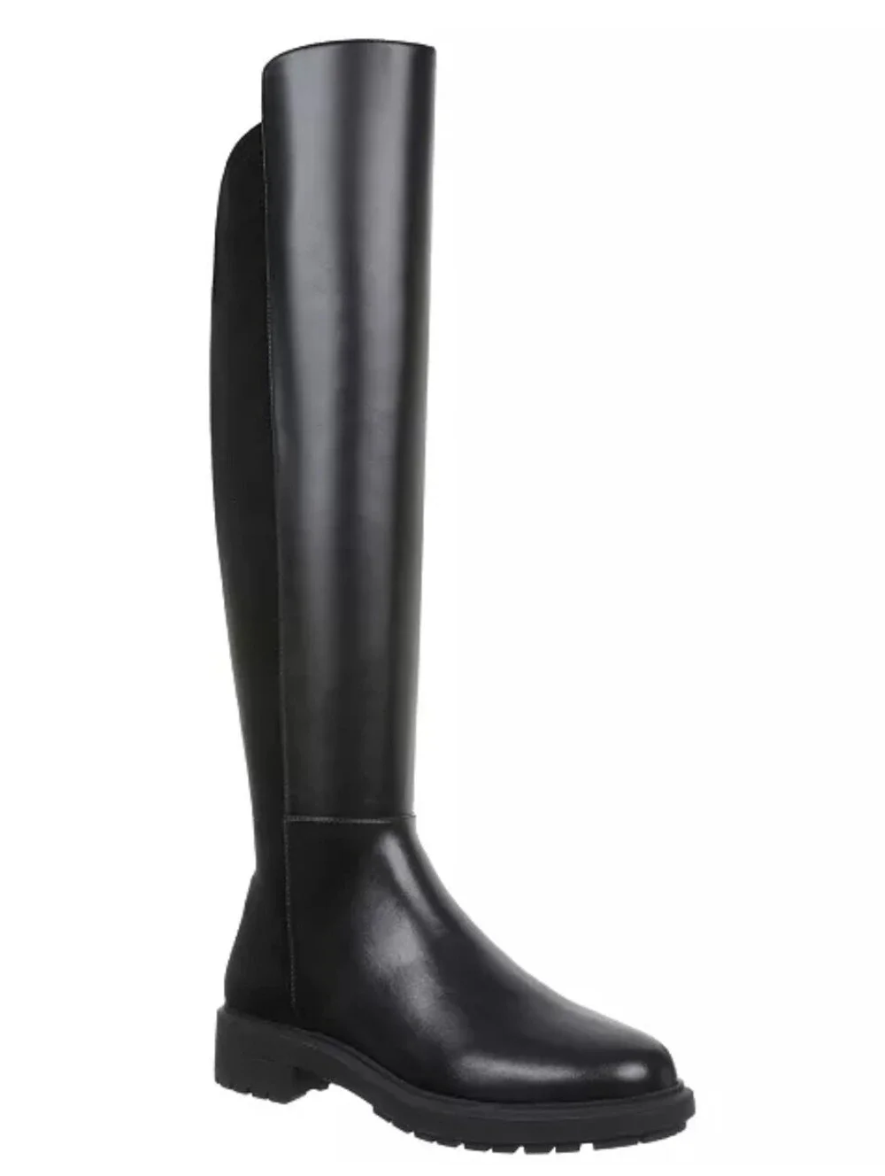 On 34th Neffi Women's Knee High Boots Black Memory Foam Lug Sole NWT Size 8M